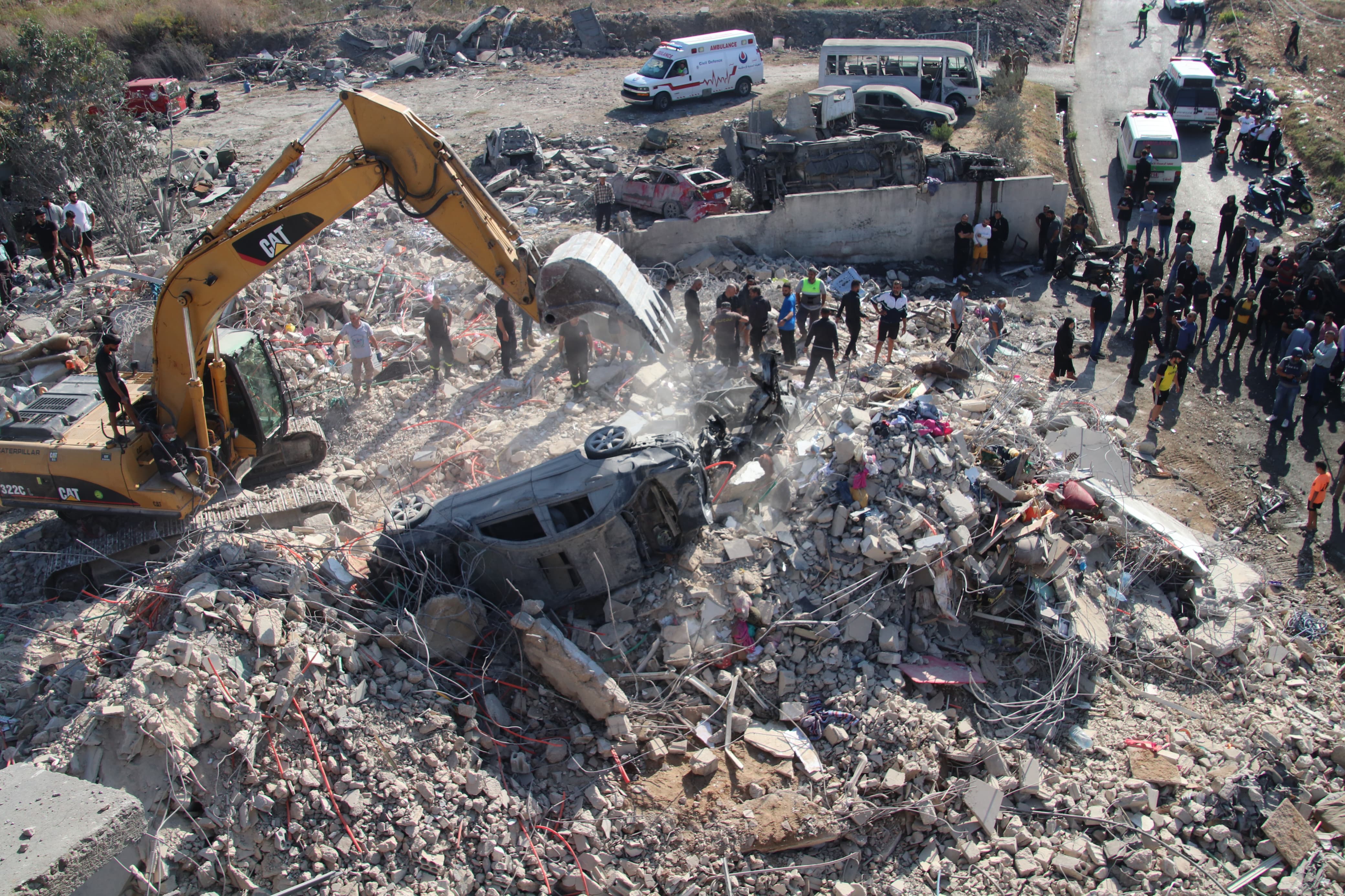 دمار في حارة صيدا.